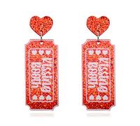 QzxEqz pink earrings for women Fashion Jewelry, Acrylic