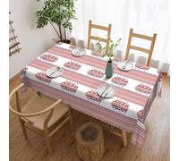 QZXHHD Arab American Heritage Month Rectangle Tablecloth Waterproof Anti Stain Table Cloth Cover For Kitchen Dining Farmhouse Party Outdoor Picnic Camping 54x72in