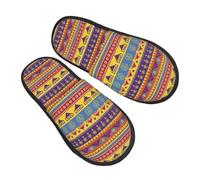 QZXHHD Cinco De Mayo Of Taco Pattern Furry Slippers Cozy Soft Warm Non-Slip House Shoes Slippers Gifts For Indoor Outdoor Teenager Man Women L