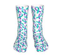 QZXHHD Suicide Prevention Month Mid Tube Calf Socks Fashion Casual Sports Stockings For Men Women