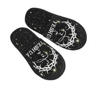 QZXHHD Yeshua Jesus Christian Furry Slippers Cozy Soft Warm Non-Slip House Shoes Slippers Gifts For Indoor Outdoor Teenager Man Women L