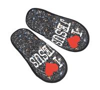 QZXHHD Yeshua Jesus Christian Furry Slippers Cozy Soft Warm Non-Slip House Shoes Slippers Gifts For Indoor Outdoor Teenager Man Women L