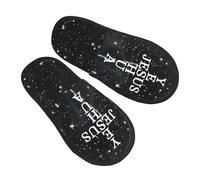 QZXHHD Yeshua Jesus Christian Furry Slippers Cozy Soft Warm Non-Slip House Shoes Slippers Gifts For Indoor Outdoor Teenager Man Women M