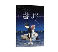 QZXV A Silent Voice (film) Canvas Wall Art Decor Living Room Modern Family Bedroom 16x24inch(40x60cm) Frame-style