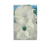 QZXV Bella Donna - by Georgia O'Keeffe Painting Art Posters Poster Canvas Wall Art Decor Living Room Modern Family Bedroom 24x36inch(60x90cm) Unframe-style