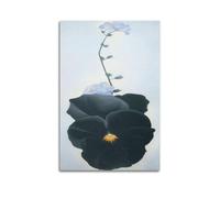 QZXV Georgia O'Keeffe Painter's Work《Pansy》printed Posters Poster Canvas Wall Art Decor Living Room Modern Family Bedroom 16x24inch(40x60cm) Unframe-style