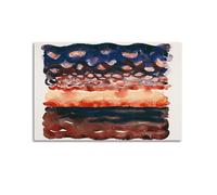 QZXV Sunrise And Little Clouds - by Georgia O'Keeffe Painting Art Posters Poster Canvas Wall Art Decor Living Room Modern Family Bedroom 16x24inch(40x60cm) Unframe-style