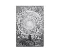 QZXV The Empyrean, Dante's The Divine Comedy by Gustave Dore Art Poster Canvas Wall Art Decor Living Room Modern Family Bedroom 12x18inch(30x45cm) Unframe-style