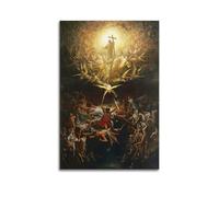 QZXV The Triumph of Christianity Over Paganism by Gustave Dore Art Poster Canvas Wall Art Decor Living Room Modern Family Bedroom 20x30inch(50x75cm) Unframe-style