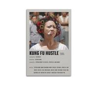 QZXV Vintage Movie Star Poster Room Literature KUNG FU HUSTLE Poster Decorative Canvas Poster Wall Art Decor Living Modern Family Bedroom Decoration Poster 12x18inch(30x45cm) Unframe-style