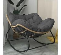 QZYGWCS Generic Rocking Chair Outdoor Cushion: Soft and Comfortable Double Cushion for Garden Patio Indoor Seat Cushion Armchair Hanging Chair Cushion (cushion Only)