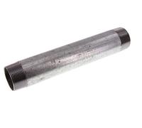 R 1 1/2'' Zinc plated Steel Double Pipe Nipple 50 Bar DIN 2982 - 250mm