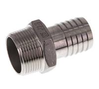 R 1 1/4'' Male x 32mm Stainless steel Hose barb 16 Bar