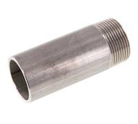 R 1 1/4'' Male x 42.4mm Stainless steel Pipe Nipple with Welding End 20 Bar DIN 2982 - 100mm