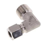 R 1/2'' Male x 10L Stainless steel 90 deg Elbow Fitting 315 Bar DIN 2353