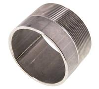 R 2 1/2'' Male x 76.1mm Stainless steel Pipe Nipple with Welding End 20 Bar DIN 2982 - 50mm
