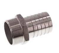 R 2'' Male x 50mm Stainless steel Hose barb 16 Bar