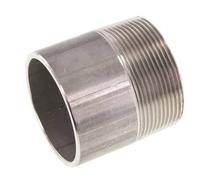 R 2'' Male x 60.3mm Stainless steel Pipe Nipple with Welding End 20 Bar DIN 2982 - 60mm