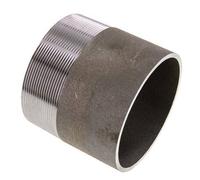 R 4'' Male x 114.3mm Steel Pipe Nipple with Welding End 50 Bar DIN 2982 - 100mm