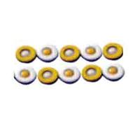 R A Products Acupressure Sujok Chakra Magnet-Big Super (Set Of 10)