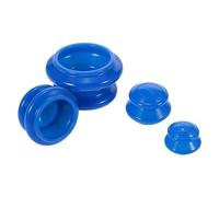 R A Products Cupping Cup Therapy set 4 Cups for Acupuncture Cupping Sets Vacuum Cupping Silicone Vacuum Cups Facial Body Cupping Set Massage Therapy Acupressure for Muscle Relaxation Pain Relief 4Pcs