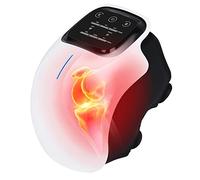 R A PRODUCTS Knee Massager with Heat and Kneading for Pain Relie,Infrared Heated Vibration Physiotherapy for Arthritis Massager,Cramps and Joint Warmer Rechargeable LED Display