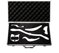 R A Products Stainless Steel Gua Sha Scraping Massage Tool Set of 6 Pieces for Soft Tissue Mobilization Physical Therapy