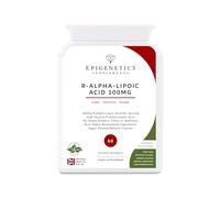 R-Alpha Lipoic Acid 100mg | 100% Pure & Natural Highly Absorbable ALA | 60 Vegan Friendly Capsules UK Made | 1 Capsule Daily (2 Month Supply)