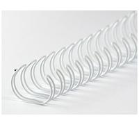 R & B 34RM111 WS Wire Spiral Binding Elements 34 11.1 mm 7/16-Inch 3: 1 Pitch, Box of 100, White