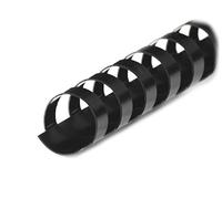 R & B BRP080 Black Plastic Binding Combs 21 Rings 8 mm Pack of 100