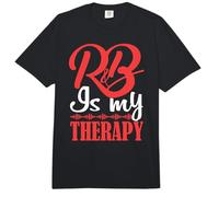 R&B is My Therapy Rhythm and Blues Cool R&B Music Comfort Colors Adult Heavyweight T-Shirt