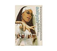 R&B Singer Actor Aaliyah Aaliyah Vogue Canvas Art Poster and Wall Art Picture Print Modern Family bedroom Decor Posters 12×18inch(30×45cm)Unframe-style1