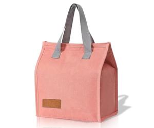 R&B Sports & Leisure Lunch Bag, Lunch Bags for Women, Men and Kids, Lunch Box Adults, Lunch Box Kids, Cool Bag, Insulated Lunch Bag, Packed Lunch, Picnic Leakproof Tote Bag, Pink