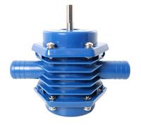 R&C Components Drill Pump - High Capacity 40-50L Min Flow Rate - Water, Salt Water, Oil, Fuel Pump, Blue Heavy Duty Plastic Casing