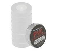 R&C Components Ltd PVC Insulation Electrical Tape 19mm x 20m Flame Retardant (5, White)