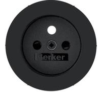 R.CLASSIC Black Module Faceplate Tile for 1x Socket with/without