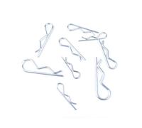 R clip pin, 10pcs M1 M1.2 M1.6 M1.8 M2 M2.5 M3 M3.5 Steel R Type Spring Cotter Pin Wave Shape Split Clip Clamp Hair Tractor Pin For Car(1 count (Pack of 1))