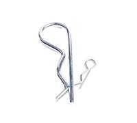 R clip pin, Stainless Stee Cotter Hitch R Pin Clips 1/1.2/1.6/1.8/2/2.5/3/4/5 Mm Zinc Steel Split Clip Pins Hairpin For Trailer(White Zinc,M1.8x35mm 10pcs)