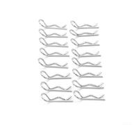 R Clips 10pcs Heavy Duty Cotter Pin Set for RC Car Accessories Trailer Towing Lock System Rust Resistant Wire Hair Pins