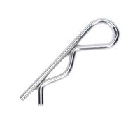 R Clips Stainless Steel,Stainless Steel R Type Cotter,100/10pcs M1 M1.2 M1.6 1:8 1:10 Clips Pins Steel R Type Spring Cotter Pin Wave Shape Split Clip Clamp Pin,(40pcs,M1.2x21mm)
