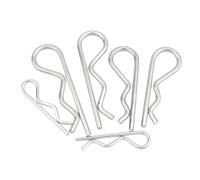 R Clips Stainless Steel,Stainless Steel R Type Cotter,5/10pcs M1 M1.2 M1.6 M1.8 M2 M2.5 M3 M3.5 M4 Steel R Type Spring Cotter Pin Wave Shape Split Clip Clamp,(3x60mm(5PCS))