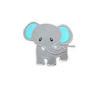 R-CO Cute Baby Elephant Patch Iron On Patch Sew On Embroidery Badge Country Patch