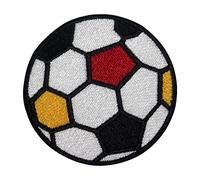 R-CO Multicolored Cartoon Football Patch, 7.2x7.2 CM, 1 Piece, Iron-On, Cotton, Kid, Sport, Superhero