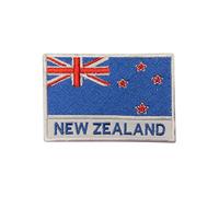 R-CO New Zealand National Flag Patch, 9x6CM, 1 Piece, Rectangular, Kid, Multicolored, Sewing/Iron-On, Polyester, National Flag, Patch