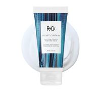 R+Co Velvet Curtain Cotton Touch Texture Balm - Lightweight Styling Balm for Frizz Control, Texture & Volume - Defines Curls & Adds Soft Hold - Hydrates Without Weight for All Hair Types - Vegan - 3oz