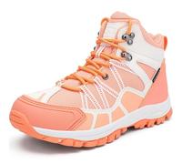 R CORD Lace Up Waterproof Kids Hiking Boots with Anti Slip Sole, Protective Toe Cap and Ankle Support Long-Lasting Outdoor Boots for Boys Girls, Secure Lace Fit for Family Hikes, State Park Trails