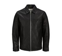 R.d.d. royal denim division Men's Rddtommy Leather Jacket, Black, L