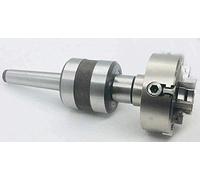 R&D REVOLVING Live Center MT2 Threaded M14 X 1 with 65 MM 3 JAW SELFCENTERING Chuck