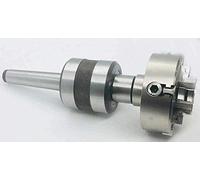 R&D REVOLVING Live Center MT2 Threaded M14 X 1 with 70 MM Independent Chuck
