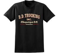 R.D. Trucking Convoy Inspired T-Shirt - Retro 70S Film Movie Tee Shirts Black XL